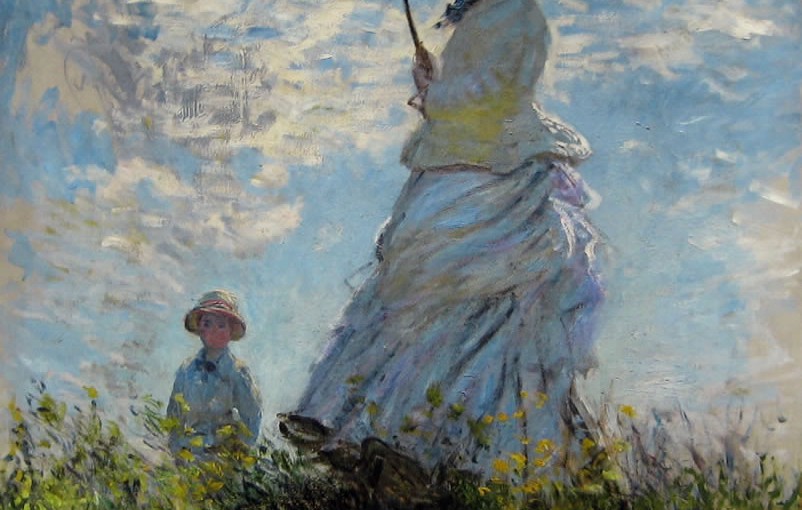 Claude Monet: Promenade (la passeggiata), cm 100 x 81, National Gallery of Art Washington.